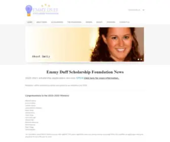 Emmyduffscholarship.org(Emmy Duff Scholarship Foundation) Screenshot