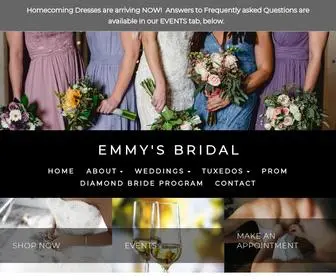 Emmysbridal.com(EMMY'S BRIDAL) Screenshot