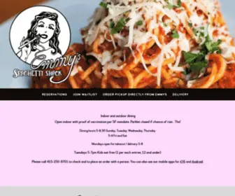 Emmysspaghettishack.com(Emmy's Spaghetti Shack) Screenshot