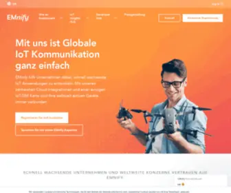 Emnify.at(Willkommen bei EMnify) Screenshot