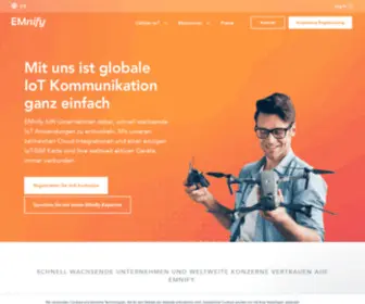 Emnify.de(IoT & M2M Connectivity Management Plattform) Screenshot