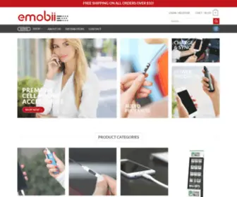 Emobii.com(Mobile Phone Accessories for your lifestyle's needs) Screenshot