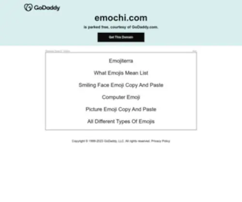 Emochi.com(Forsale Lander) Screenshot