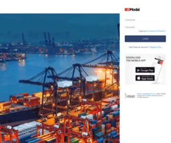 Emodal.com(The world's largest port community system) Screenshot