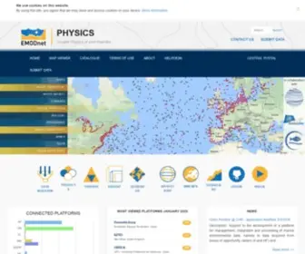 Emodnet-PHysics.eu(EMODnet) Screenshot