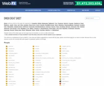Emoji-Cheat-Sheet.com(Emoji cheat sheet for GitHub) Screenshot