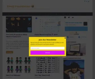 Emojifoundation.com(Emoji Foundation) Screenshot