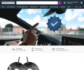 Emojifresh.co.uk(Car Air Fresheners) Screenshot
