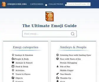 Emojiguide.org(The Ultimate Emoji Guide) Screenshot