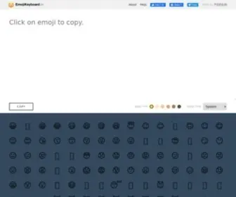 Emojikeyboard.io(Emoji Keyboard Online) Screenshot