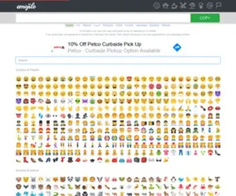 Emojilo.com(Copy Paste Emoji) Screenshot