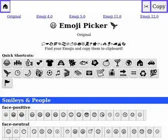 Emojipicker.com(Emoji) Screenshot