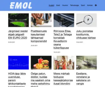Emol.be(Avaleht) Screenshot