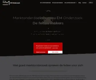 Emonderzoek.nl(Marktonderzoeksbureau EM Onderzoek) Screenshot