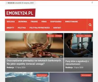 Emoney24.pl(O finansach i gospodarce) Screenshot