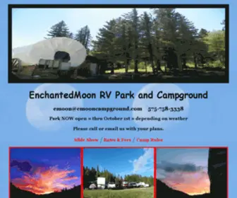 Emooncampground.com(Enchanted Moon) Screenshot