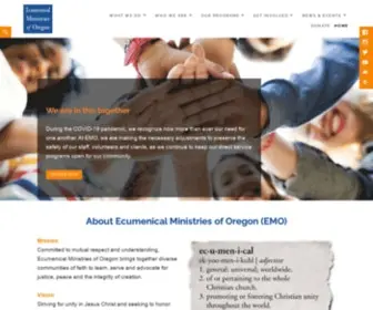 Emoregon.org(Ecumenical Ministries of Oregon) Screenshot