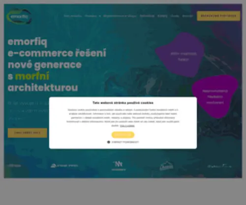Emorfiq.com(E-commerce řešení nové generace s morfní architekturou) Screenshot