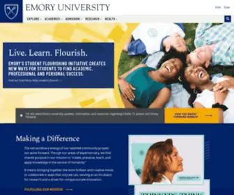 Emory.edu(Emory University) Screenshot