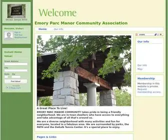 Emoryparcmanor.org(Emory Parc Manor Community Association) Screenshot