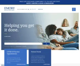 Emorytogether.org(Atlanta Hospitals) Screenshot