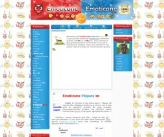 Emoticoneemoticone.com(Emoticone Gratuit Free Emoji) Screenshot