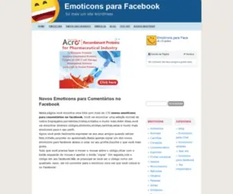 Emoticonsparaface.com(Emoticons para Facebook) Screenshot