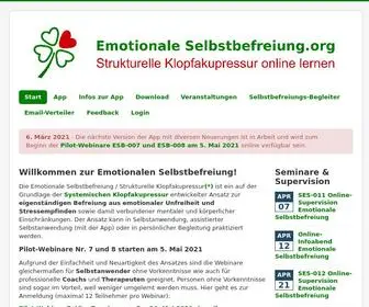 Emotionale-Selbstbefreiung.org(Emotionale Selbstbefreiung Startseite) Screenshot