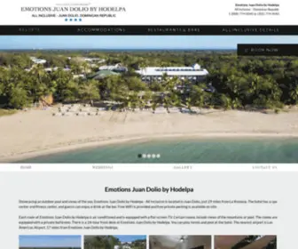 Emotionsjuandolio.com(Emotions By Hodelpa Hotels and Resorts) Screenshot
