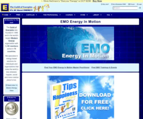 Emotrance.com(EMO Energy In Motion) Screenshot