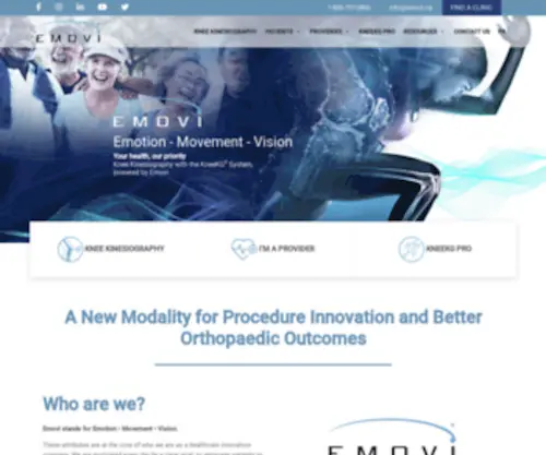 Emovi.ca(Knee Pain Diagnosis & Examination Tool) Screenshot