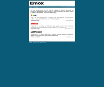 Emox.com(Emox) Screenshot