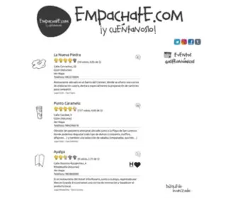 Empachate.com(Dónde) Screenshot