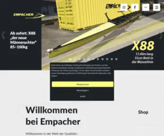 Empacher.de(Bootswerft Empacher GmbH) Screenshot