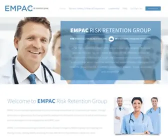 Empacrrg.com(Risk Retention Group) Screenshot