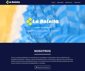 Empaqueslabolsita.com(La Bolsita) Screenshot