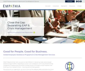 Empathia.com(Employee Assistance Program & Crisis Management Services) Screenshot