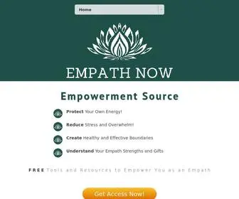 Empathnow.com(Empath Empowerment Resources Empath Empowerment Resources) Screenshot