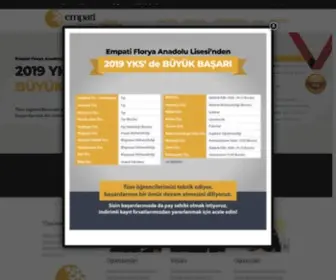 Empatifloryaal.com(Empati Florya Anadolu Lisesi) Screenshot