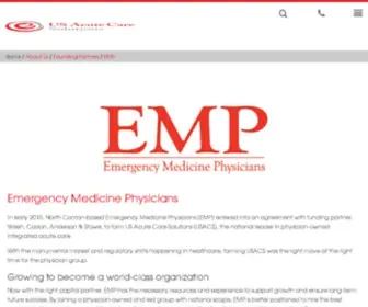 EMP.com(Emergency Medicine Physicians (EMP)) Screenshot