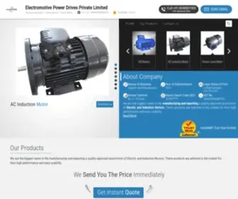 Empdrives.net(Electromotive Power Drives Private Limited) Screenshot
