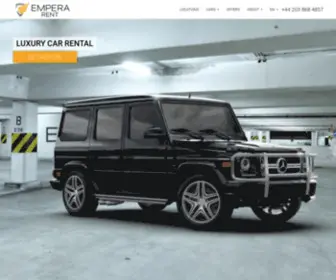 Emperarent.com(Luxury Car Hire) Screenshot