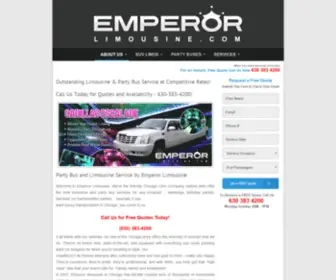 Emperorlimousine.com(Party Bus & Limo Rental Service in Chicago) Screenshot