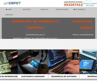 Empet.com.pe(Reparación de laptops) Screenshot