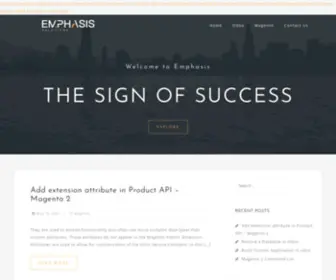 Emphasissolutions.com(The sign of success) Screenshot