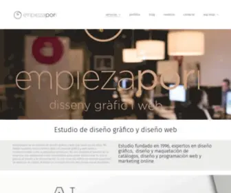 Empiezapori.com(Estudio de diseño gráfico y diseño web) Screenshot