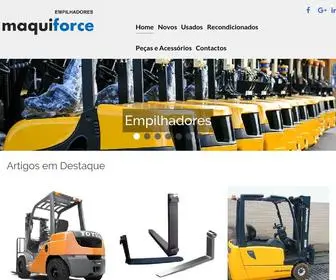 Empilhadoresmaquiforce.com(Empilhadores novos) Screenshot