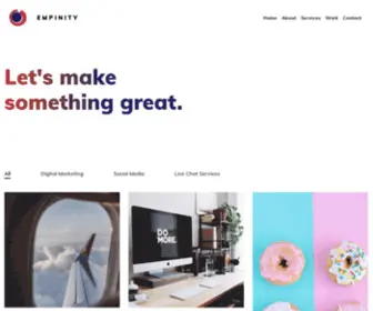Empinity.rs(Modern Digital Agency) Screenshot
