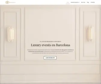 Empirance.com(Luxury events en Barcelona) Screenshot