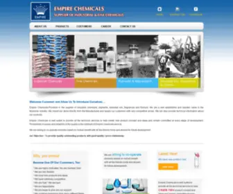 Empire-Chemicals.com(Keywords from website contents) Screenshot